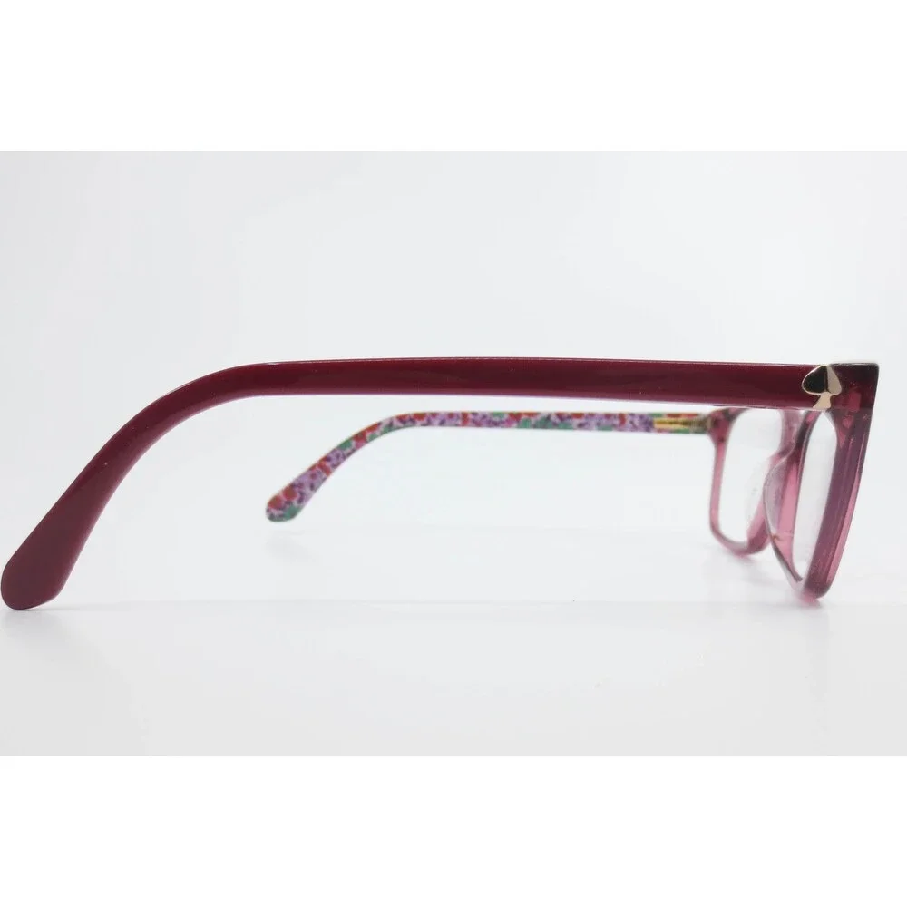 Kate Spade Miriam/G LHF Purple Floral Eyeglasses Frames 52-16-140